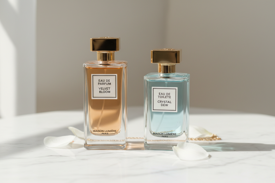 Eau de parfum vs Eau de toilette : quelle différence ?