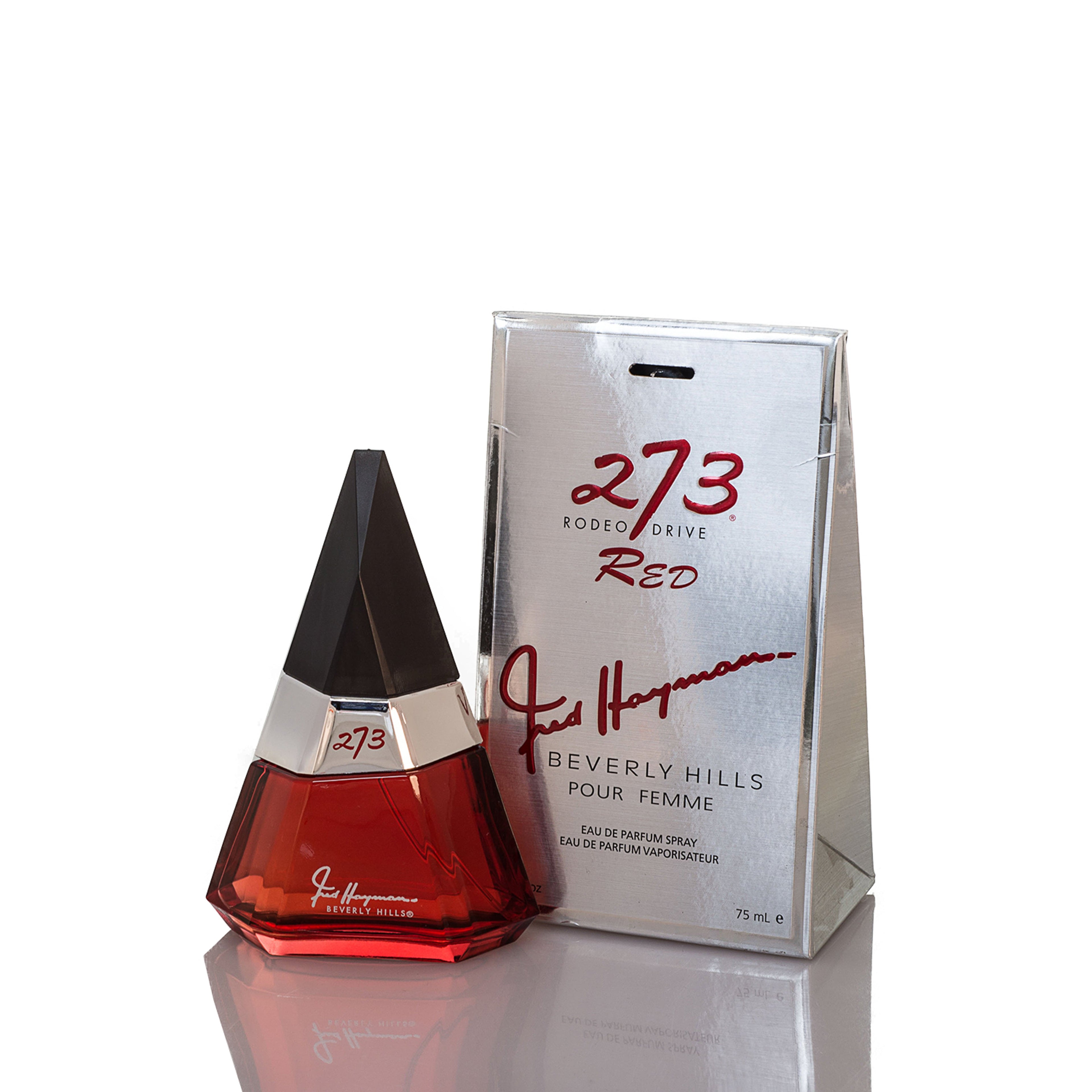 Fred Hayman '273' Red W 75Ml Cologne Box **RARE**