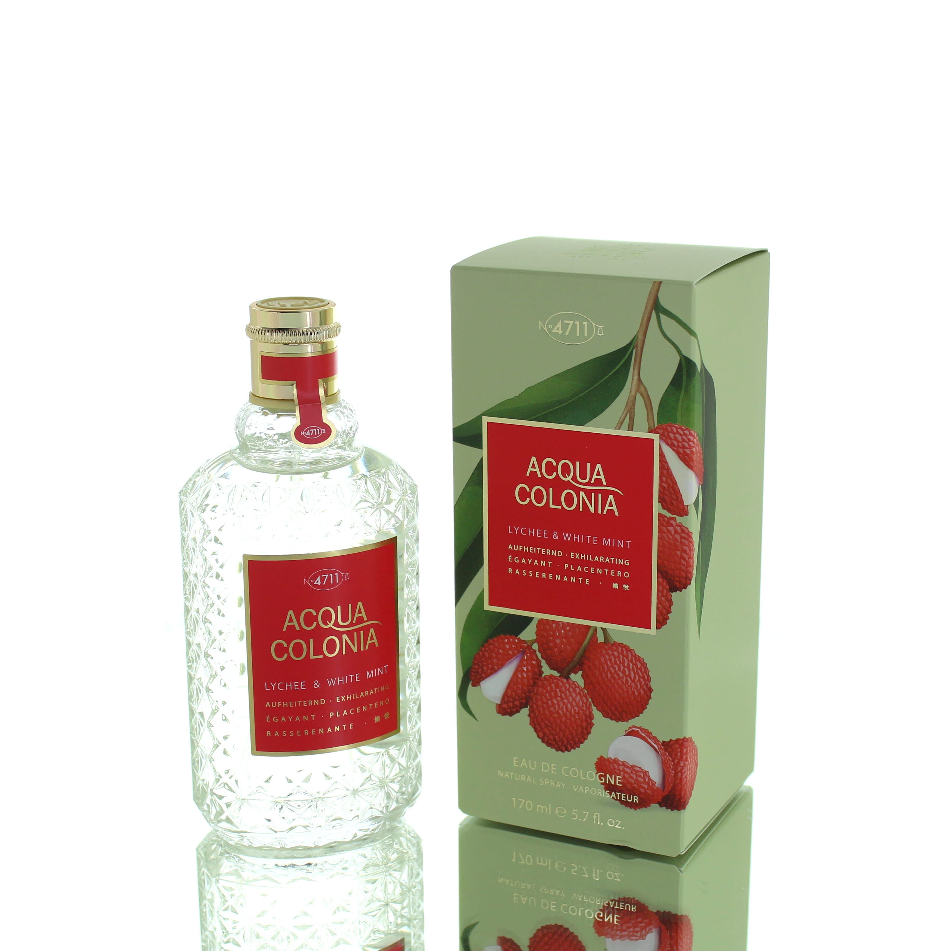 4711 Acqua Colonia Lychee and White Mint EDC M 170ml Boxed **RARE**