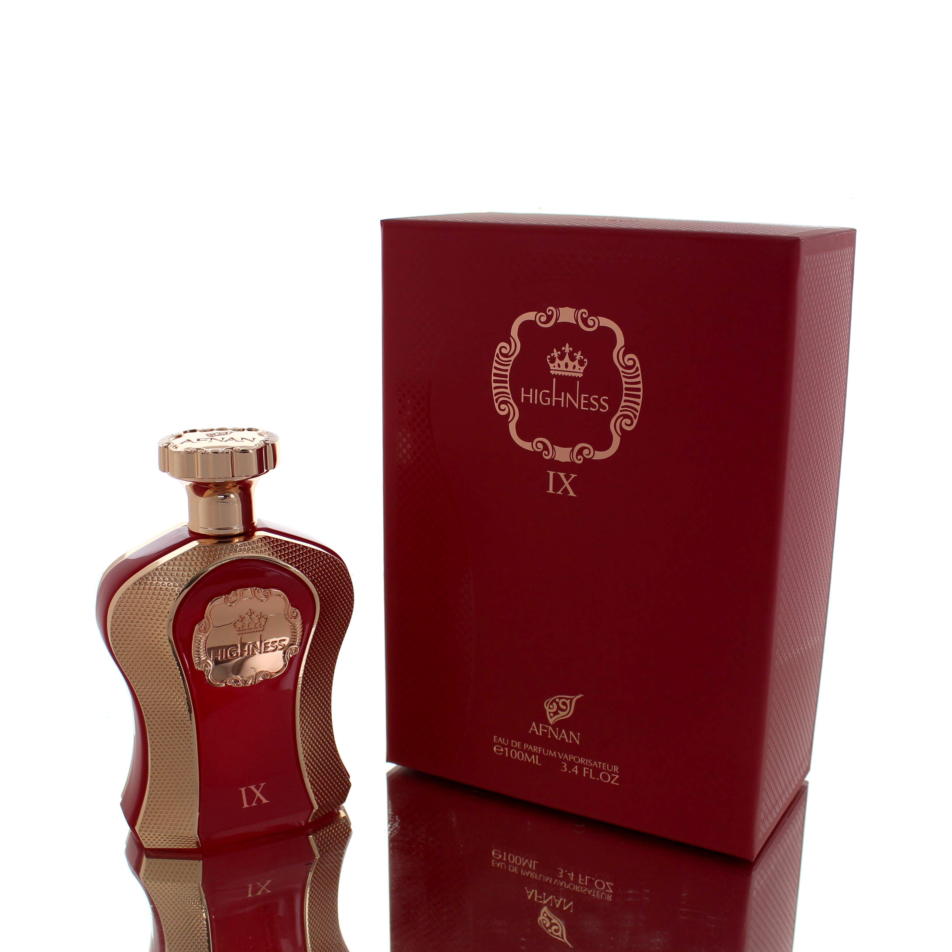 Afnan IX Her Highness Maroon EDP W 100ml Boxed **RARE**