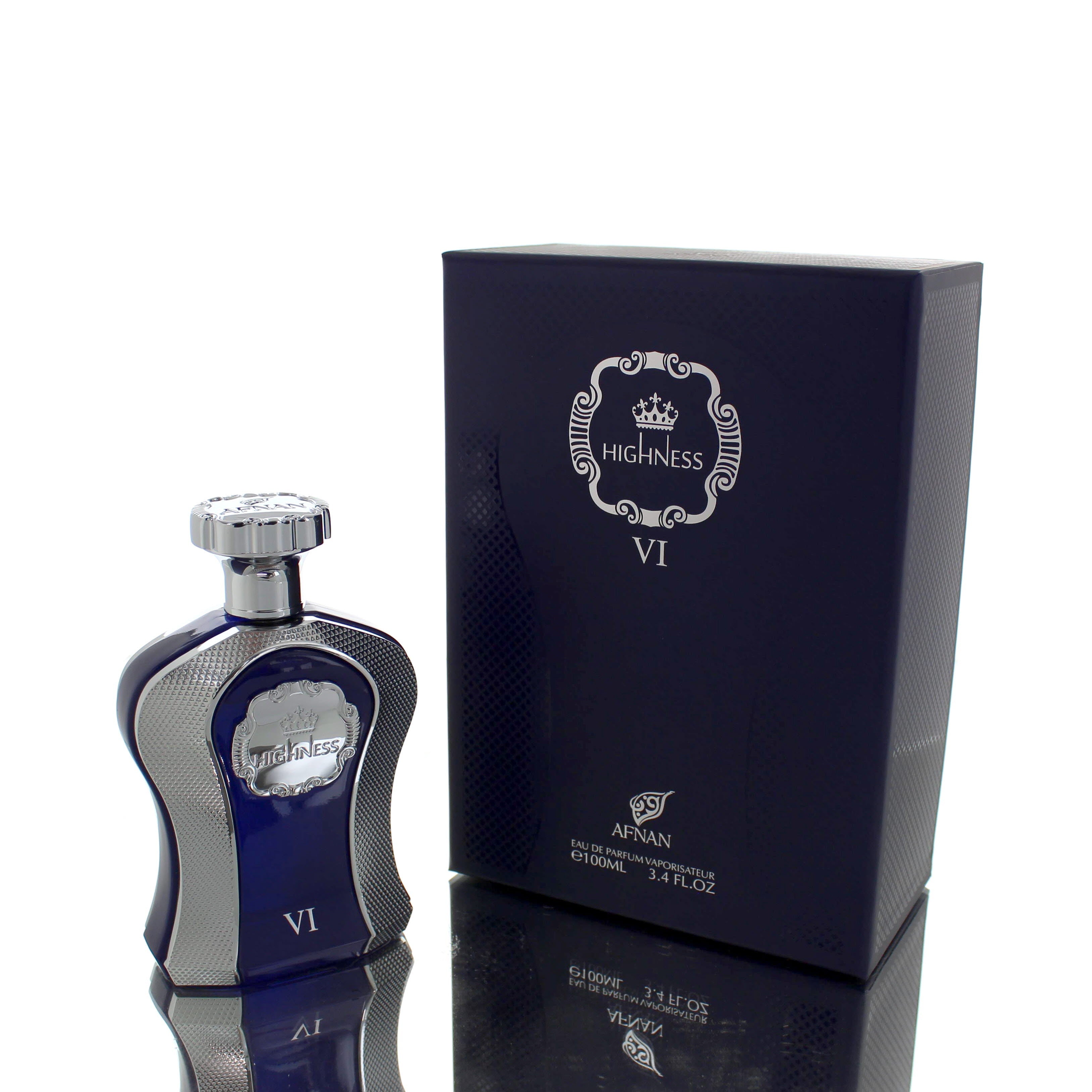 Afnan VI His Highness Blue EDP M 100ml Boxed **RARE**