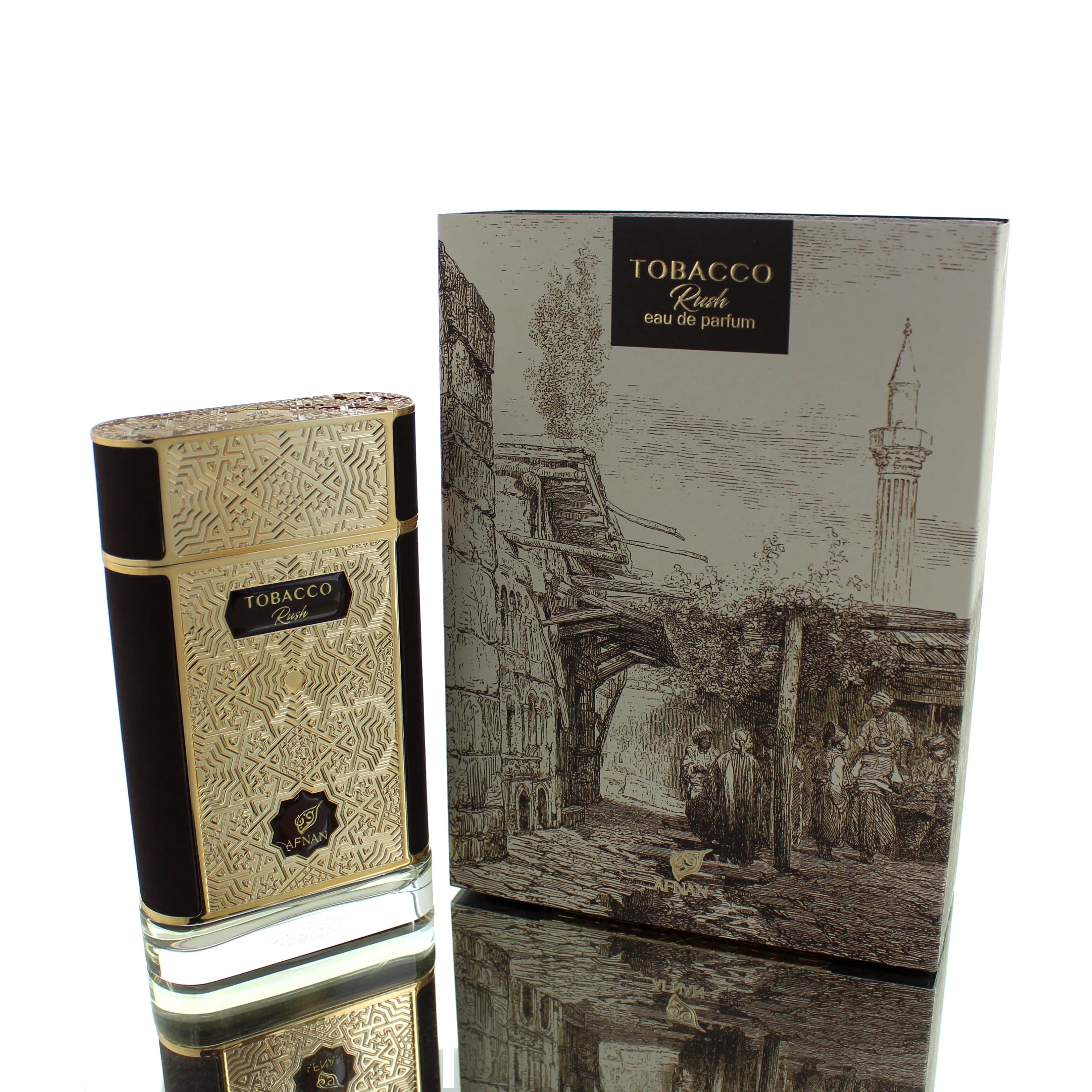 Afnan Tobacco Rush EDP M 80ml Boxed