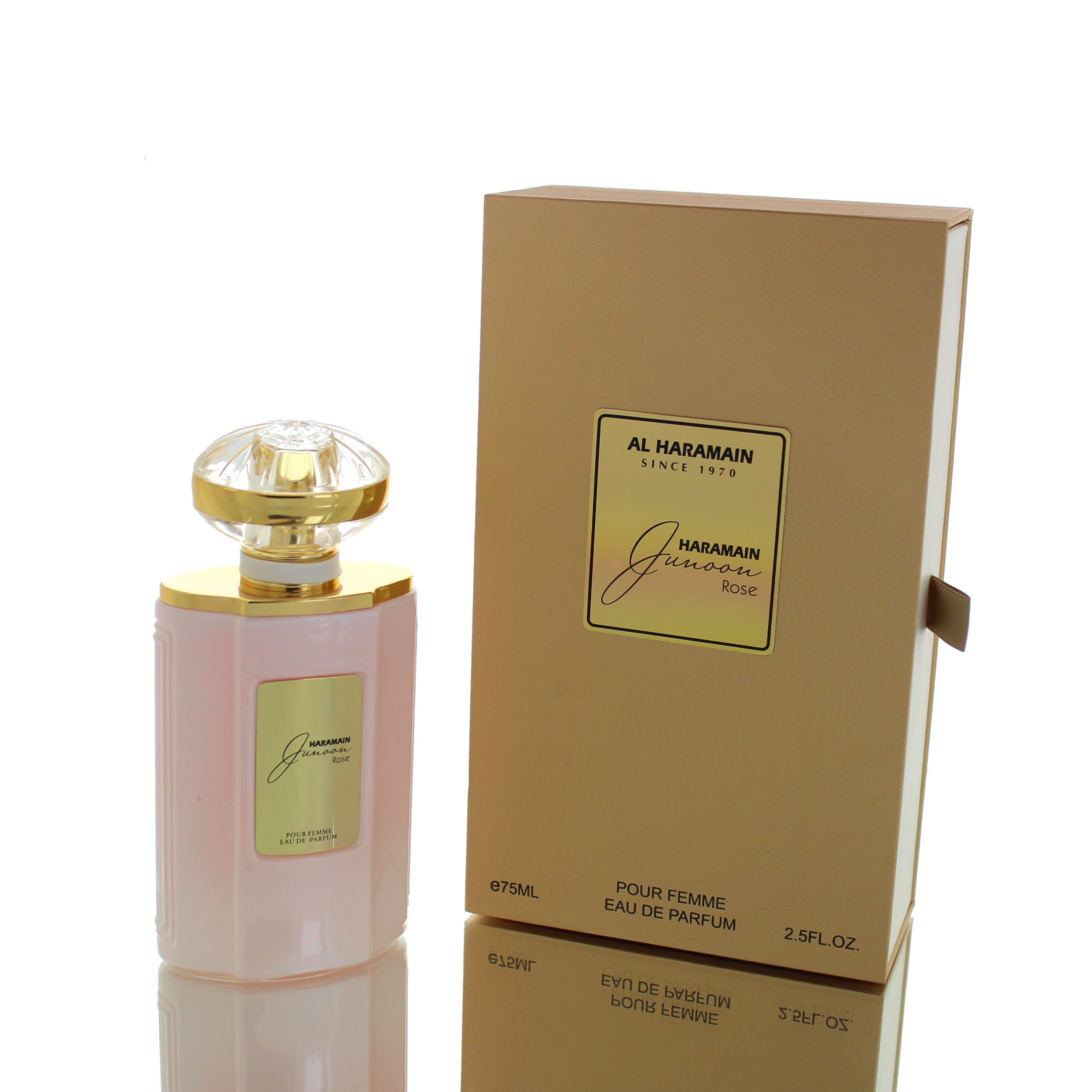 Al Haramain Junoon Rose W EDP 75ml Boxed **RARE**