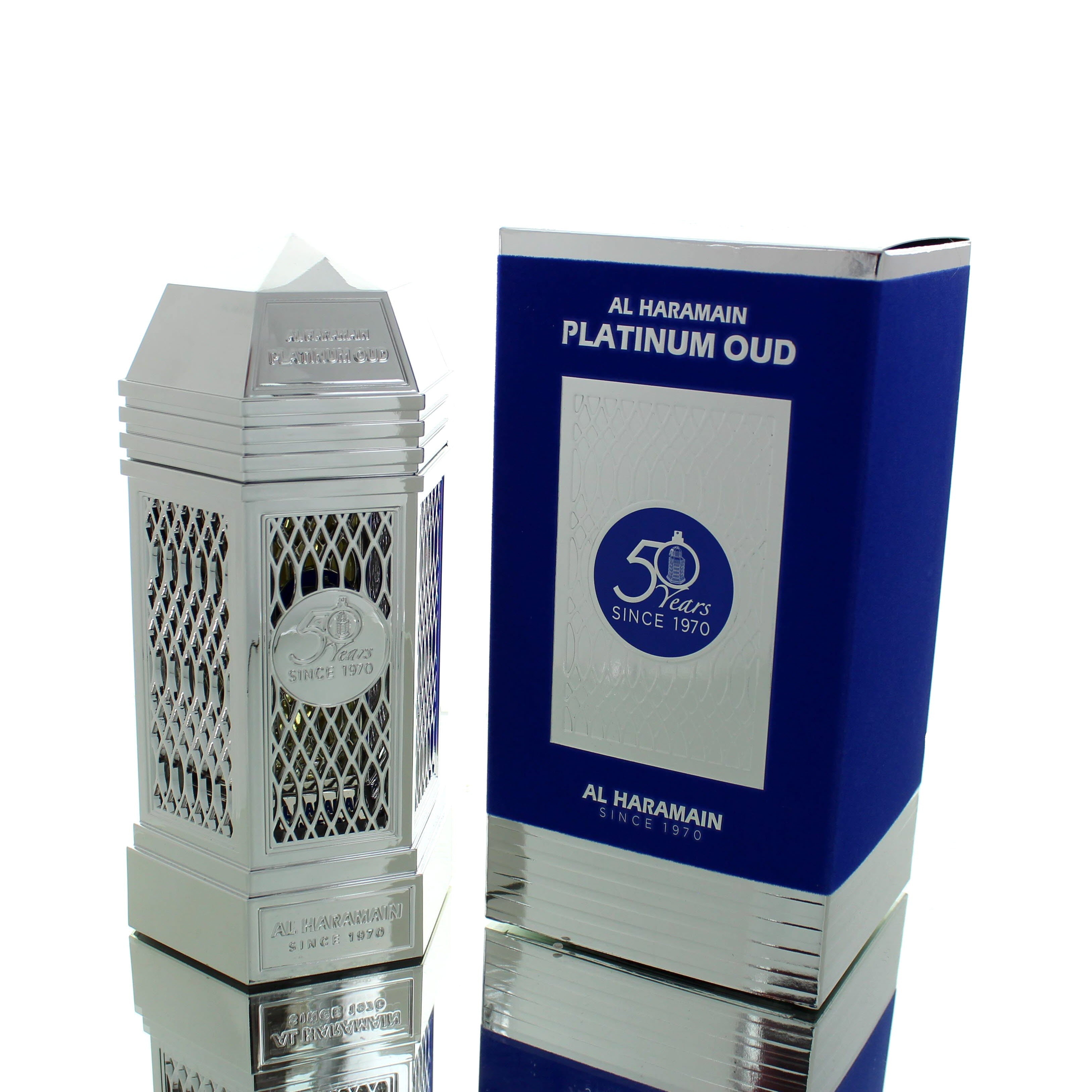 Al Haramain Platinum Oud EDP M 75ml Boxed **RARE**
