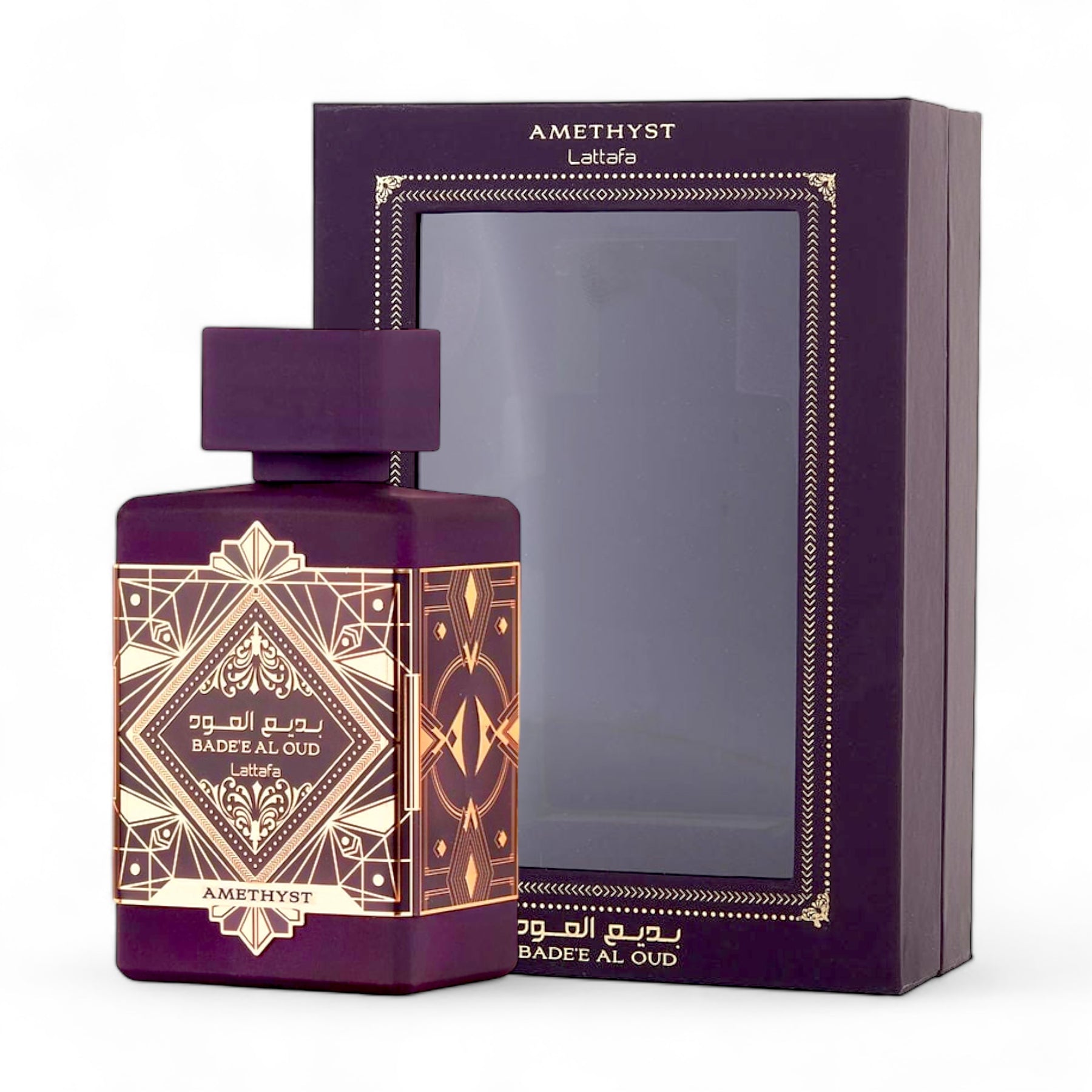 Lattafa Bade'E Al Oud Amethyst Fusion EDP M 100ml Boxed
