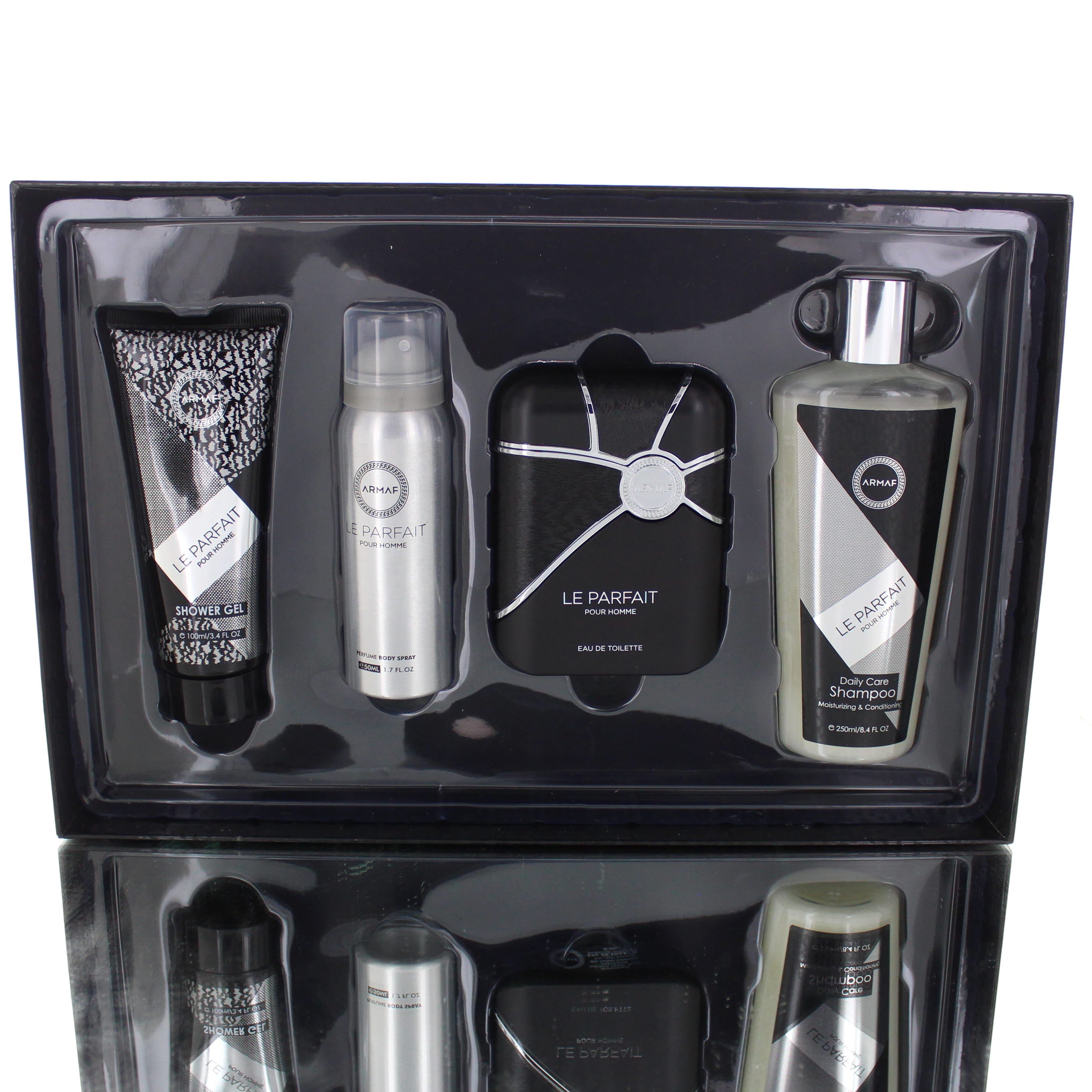 Blockbuster Gift Set - Armaf Le Parfait EDP M 100ml Set (with bonus shower gel, body spray and shampoo)