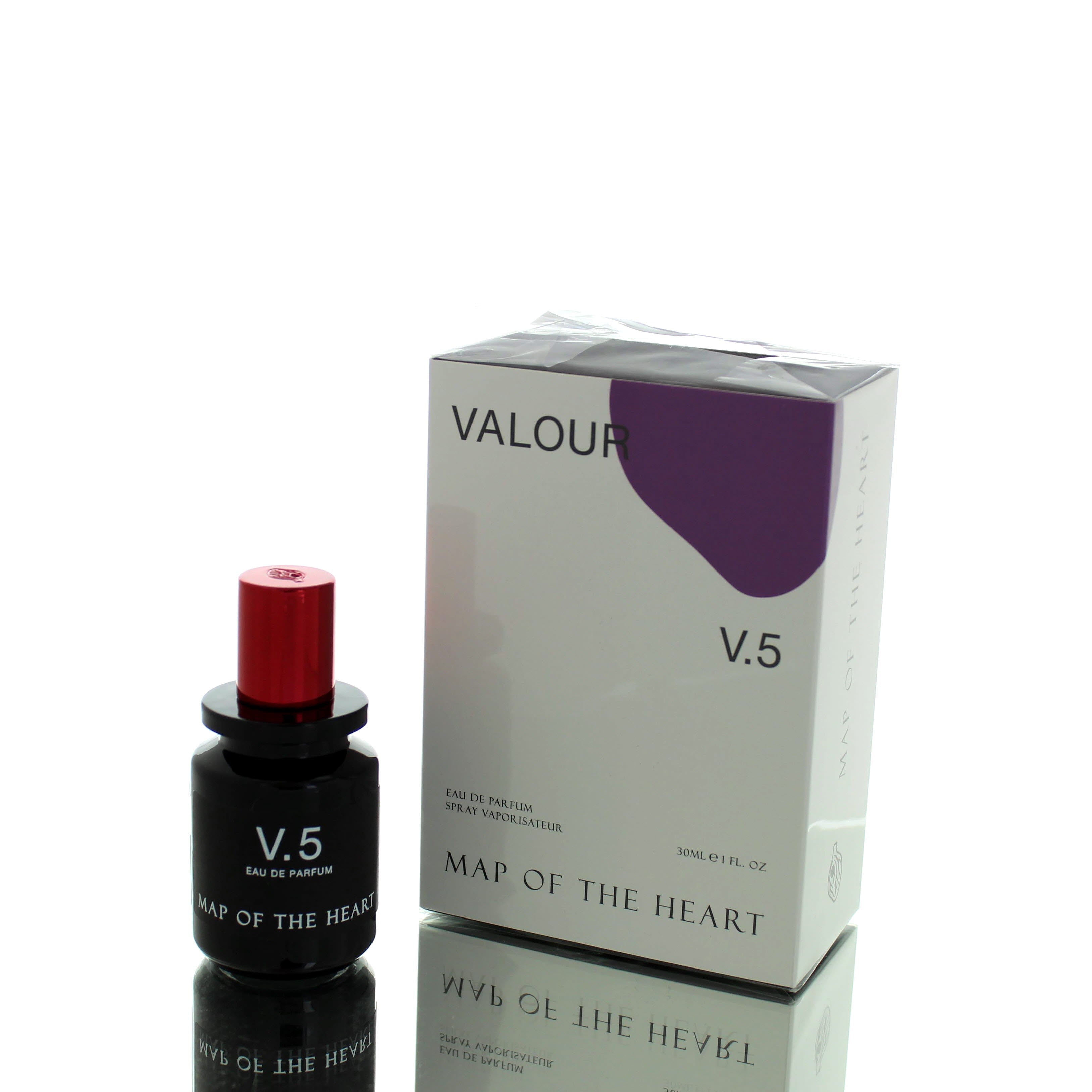 Map of the Heart Valour V.5 EDP M 30ml Boxed **RARE**