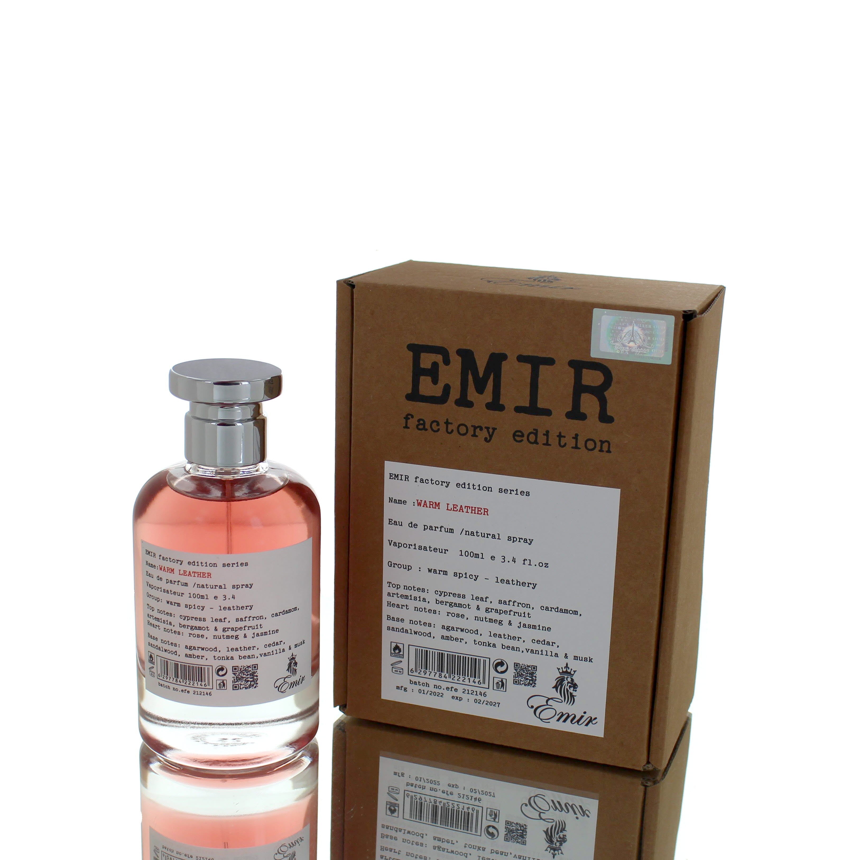 Paris Corner Emir Warm Leather EDP M 100ml Boxed