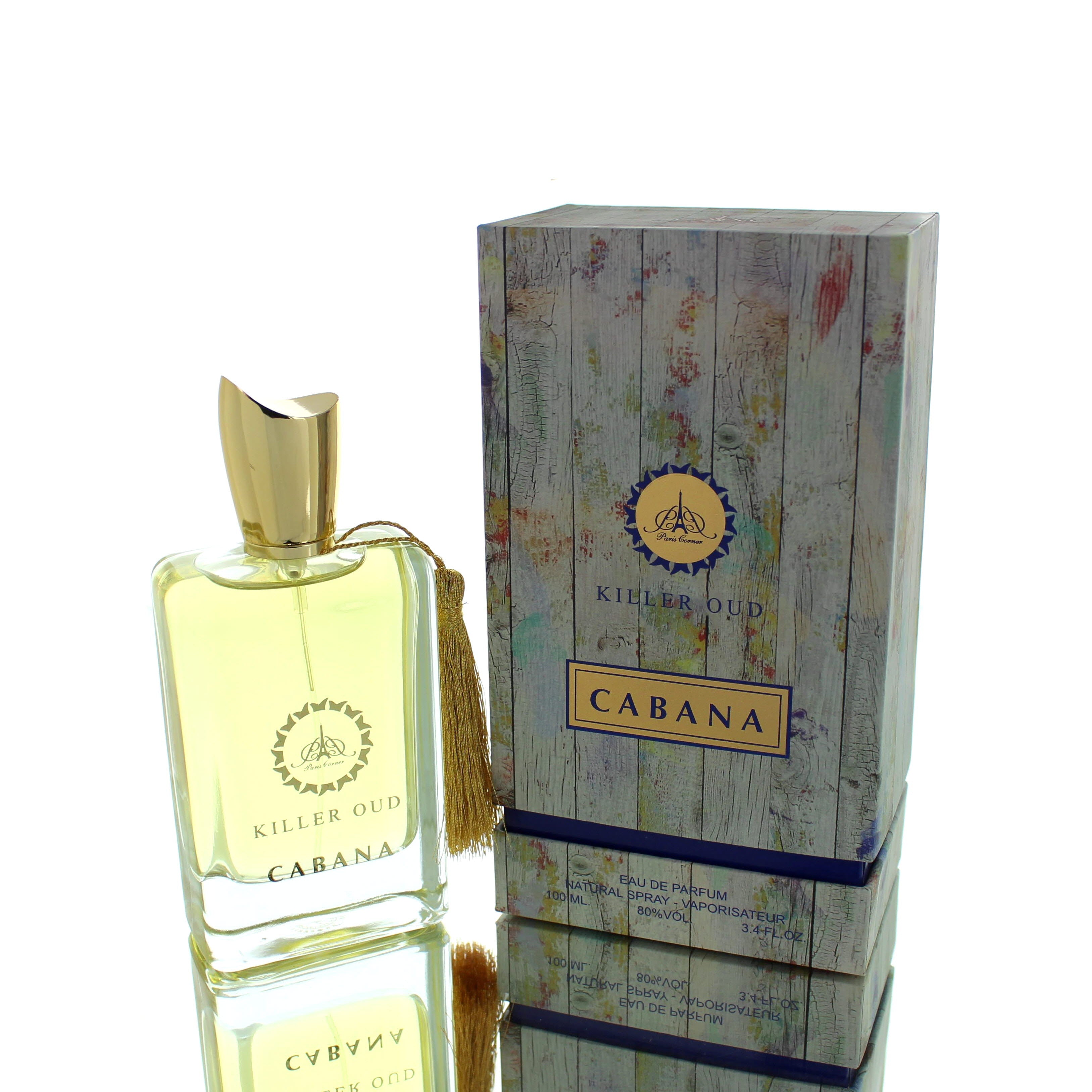 Paris Corner Killer Oud Cabana (Hut Twist) M 100ML EDP  Boxed