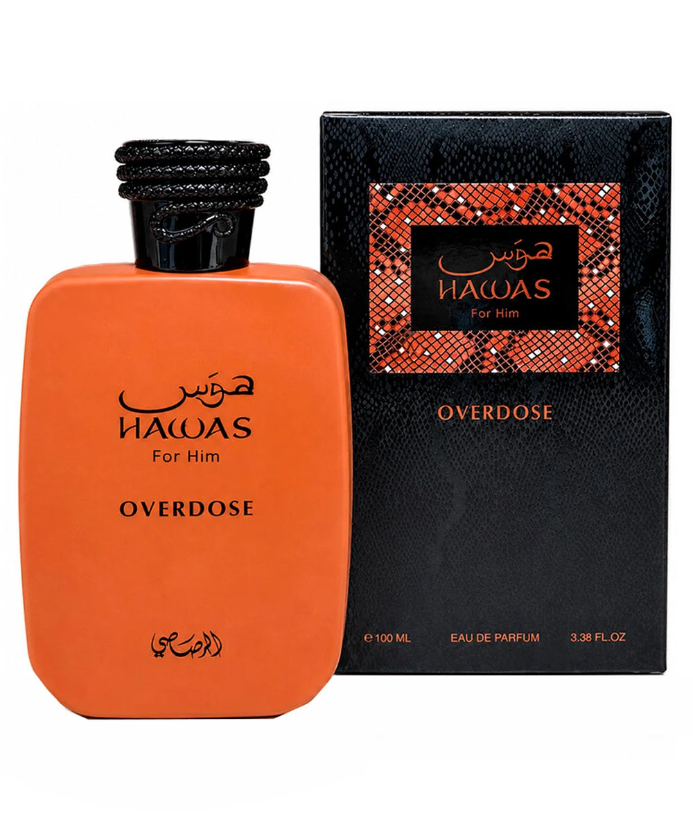 Rasasi Hawas Overdose EDP M 100ml Boxed