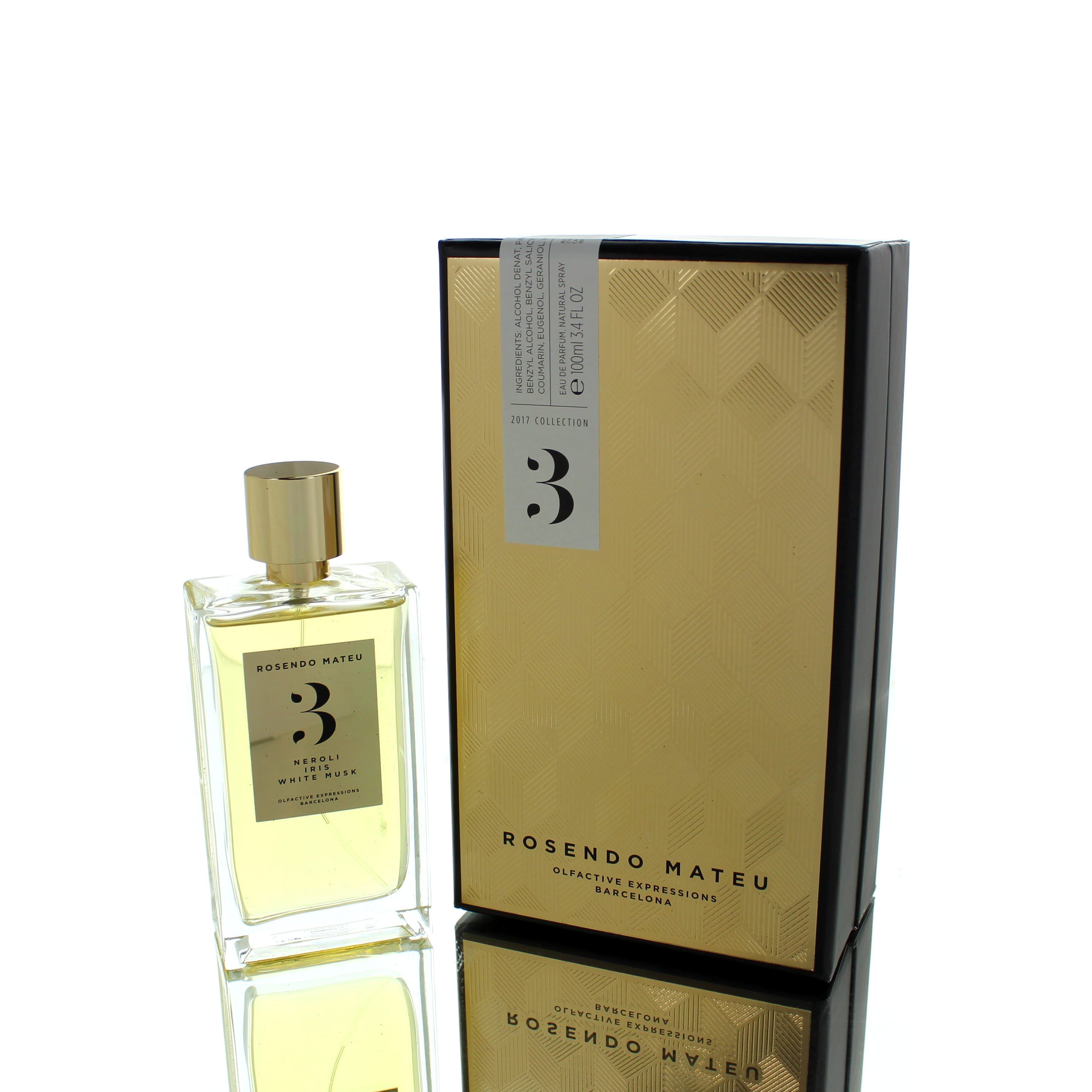 Rosendo Mateu No 3 Neroli Iris White Musk EDP M 100ml Boxed **RARE**