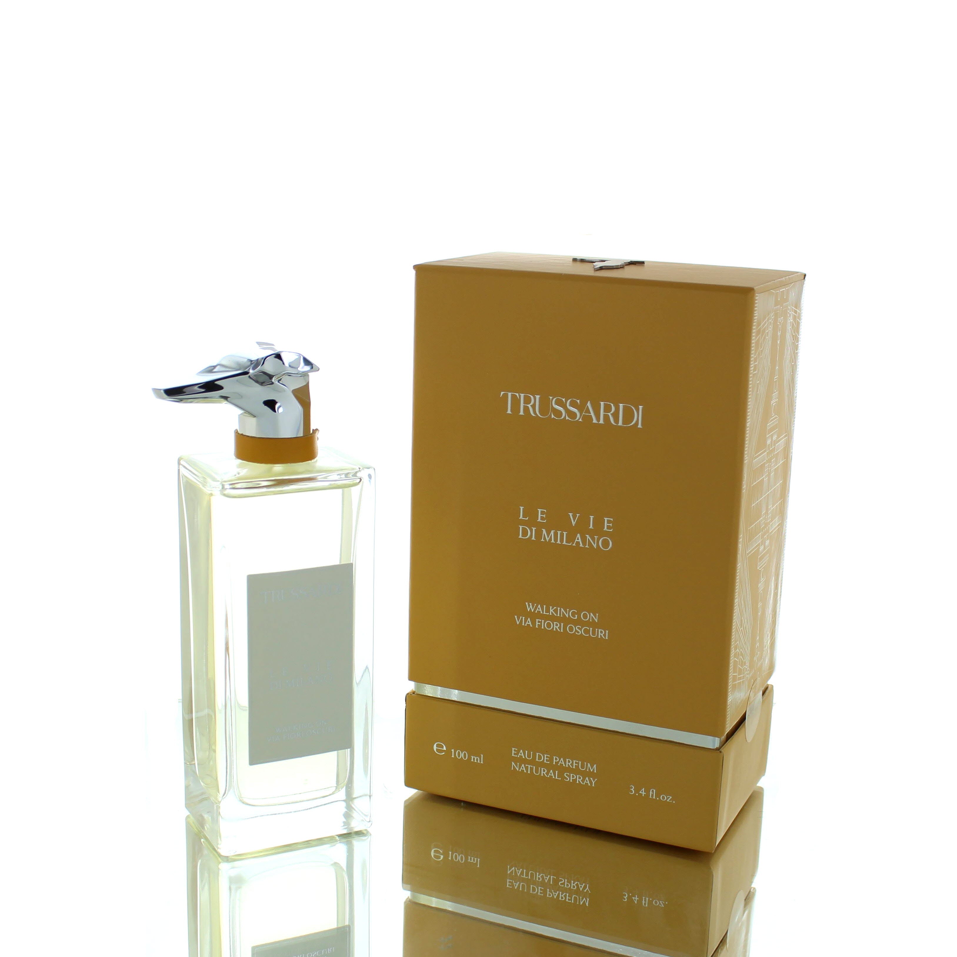 Trussardi Le Vie Di Milano Walking On Via Fiori Oscuri EDP W 100ml Boxed **RARE**