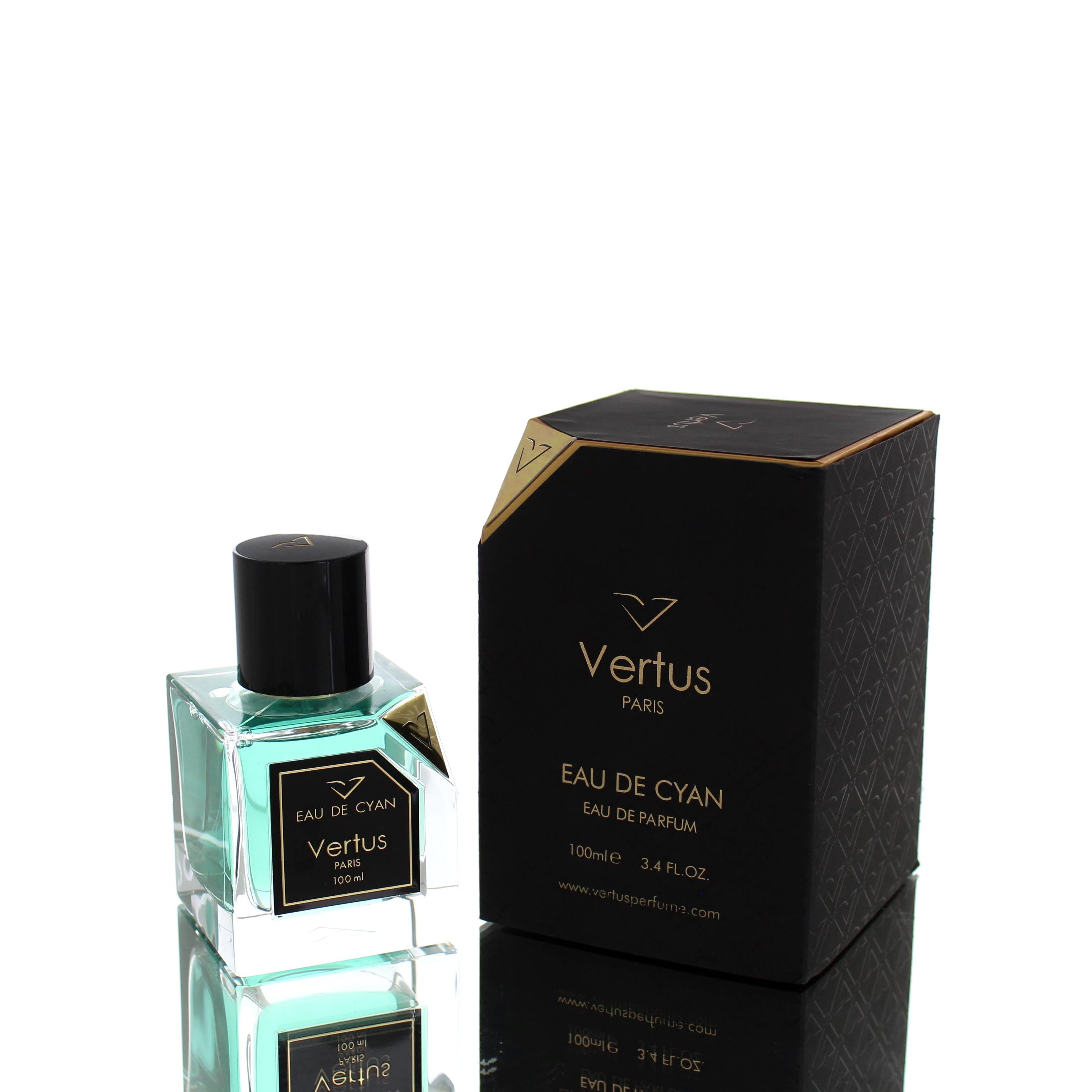 Vertus Eau De Cyan EDP M 100ml Boxed **RARE**