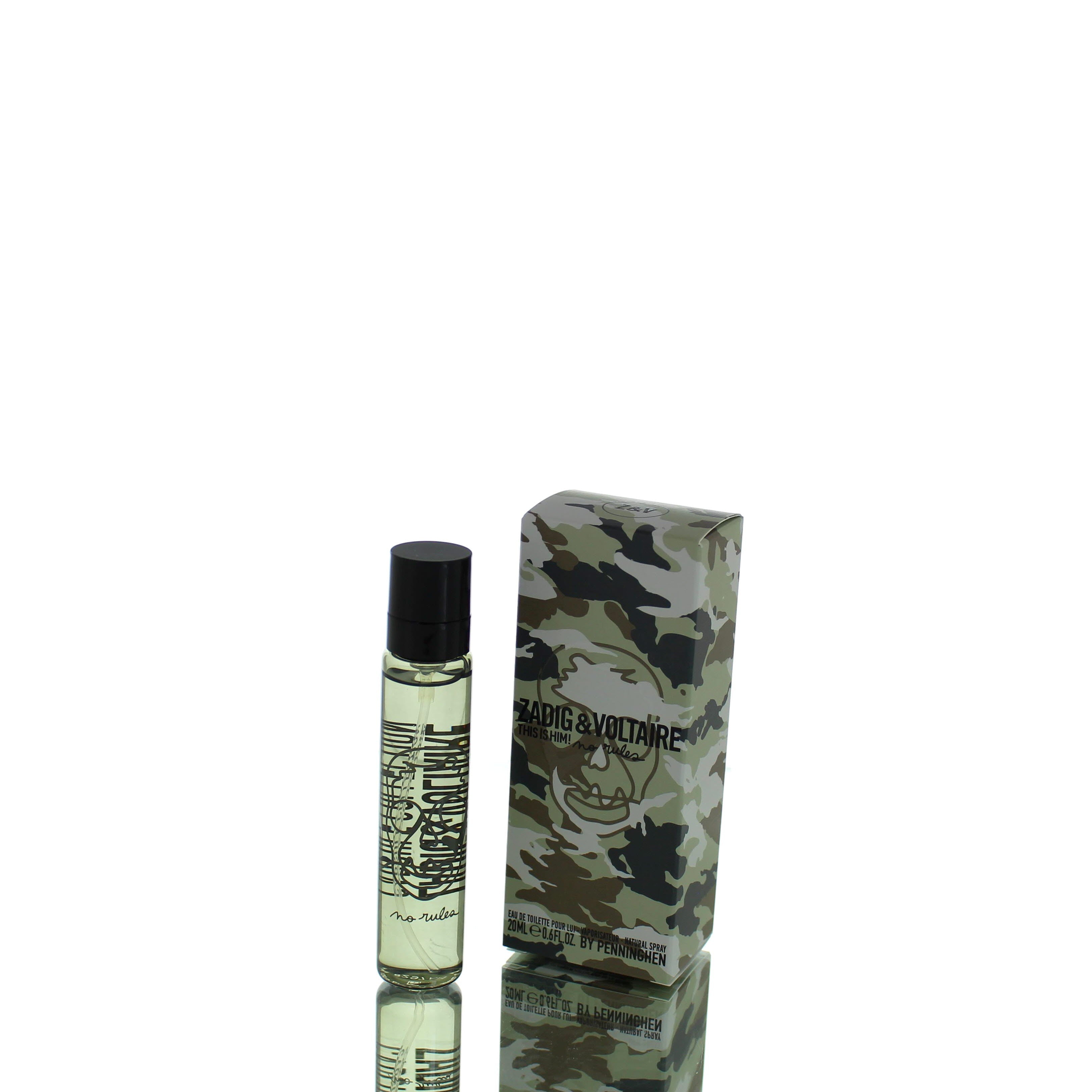 Zadig & Voltaire This Is Him No Rules EDT M 20ml Boxed **RARE**