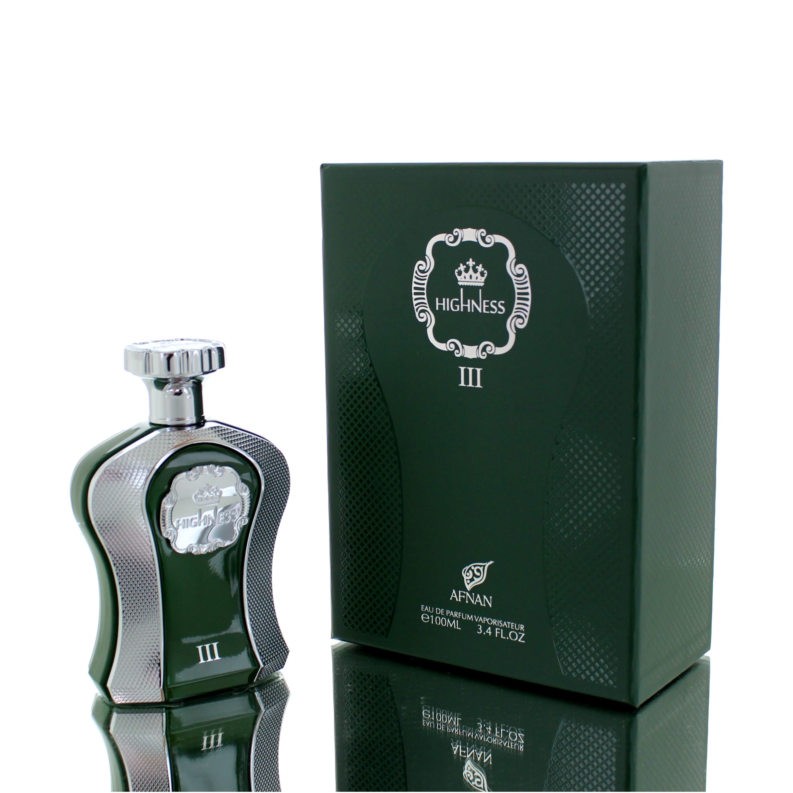 Afnan III His Highness Green EDP M 100ml Boxed **RARE**