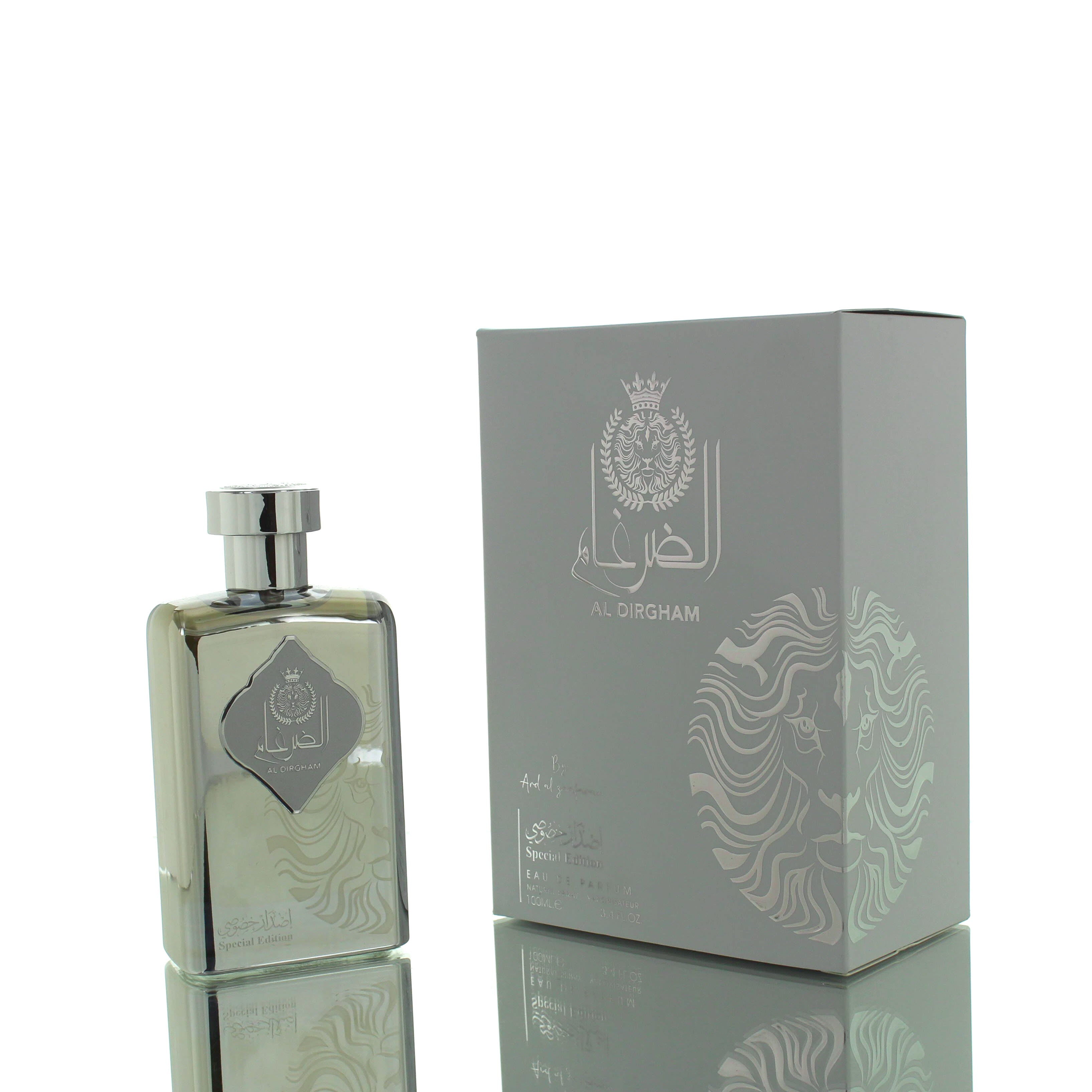 Ard Al Zaafaran Al Dirgham Special Edition Silver Bottle EDP M 100ml Boxed