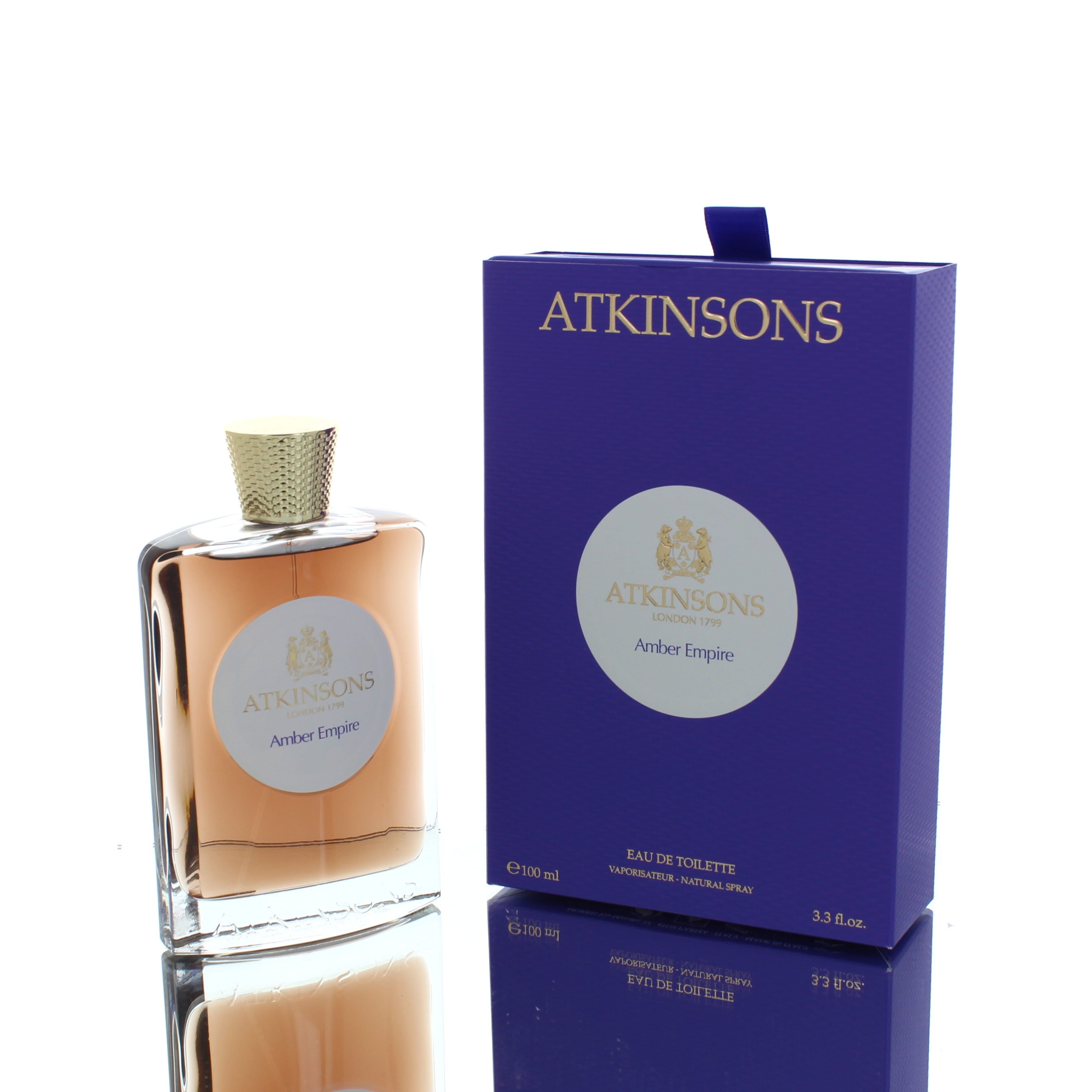 Atkinsons Amber Empire EDT M 100ml Boxed **RARE**