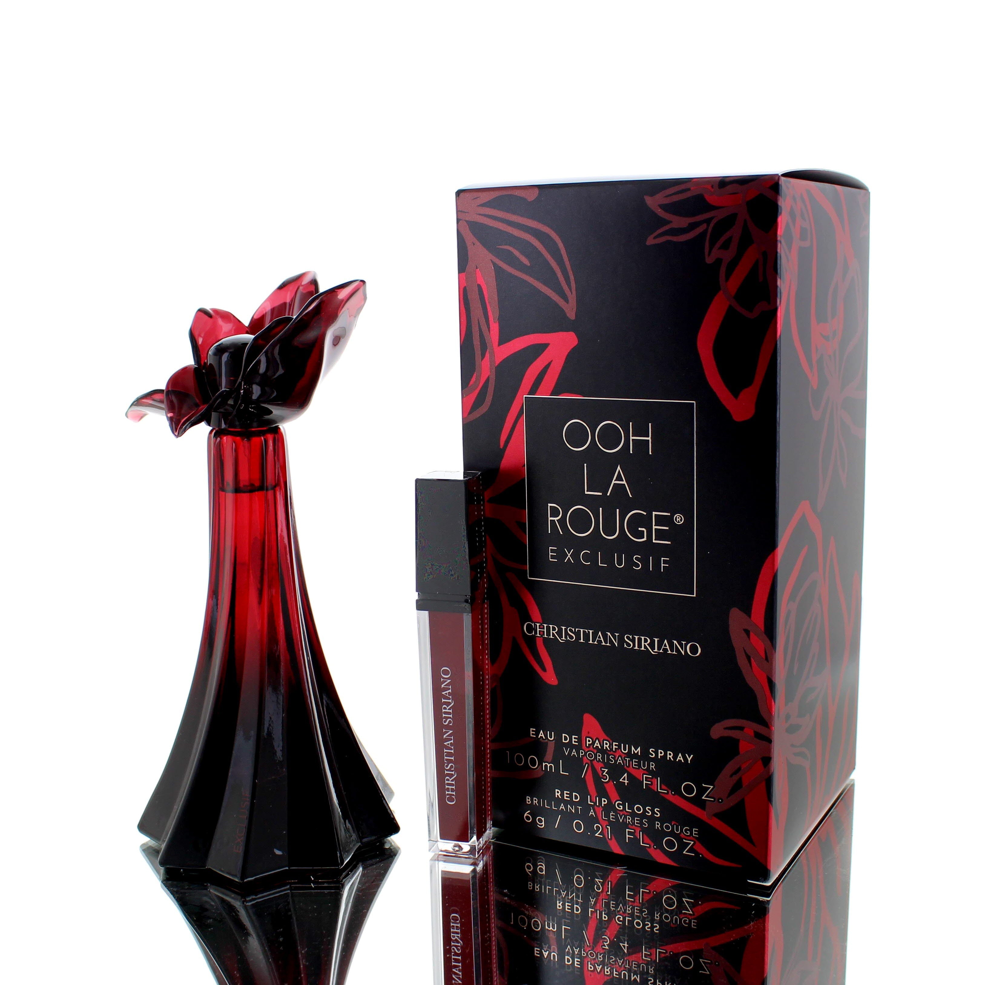 Set - Christian Siriano Ooh La Rouge Exclusif EDP W 100ml Gift Set **RARE**