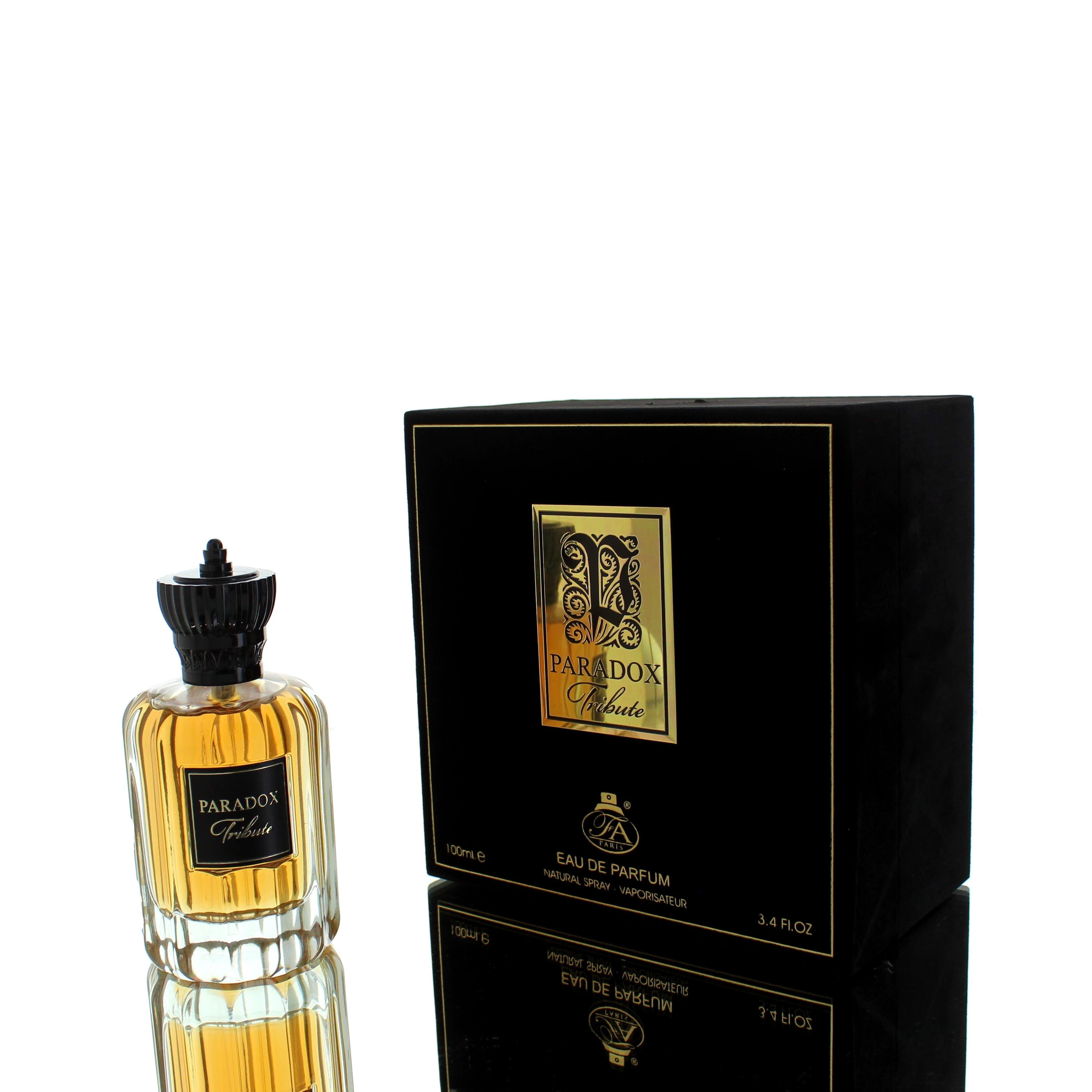Fragrance World Paradox Tribute (Tabac Rose Twist) EDP M 100ml Boxed