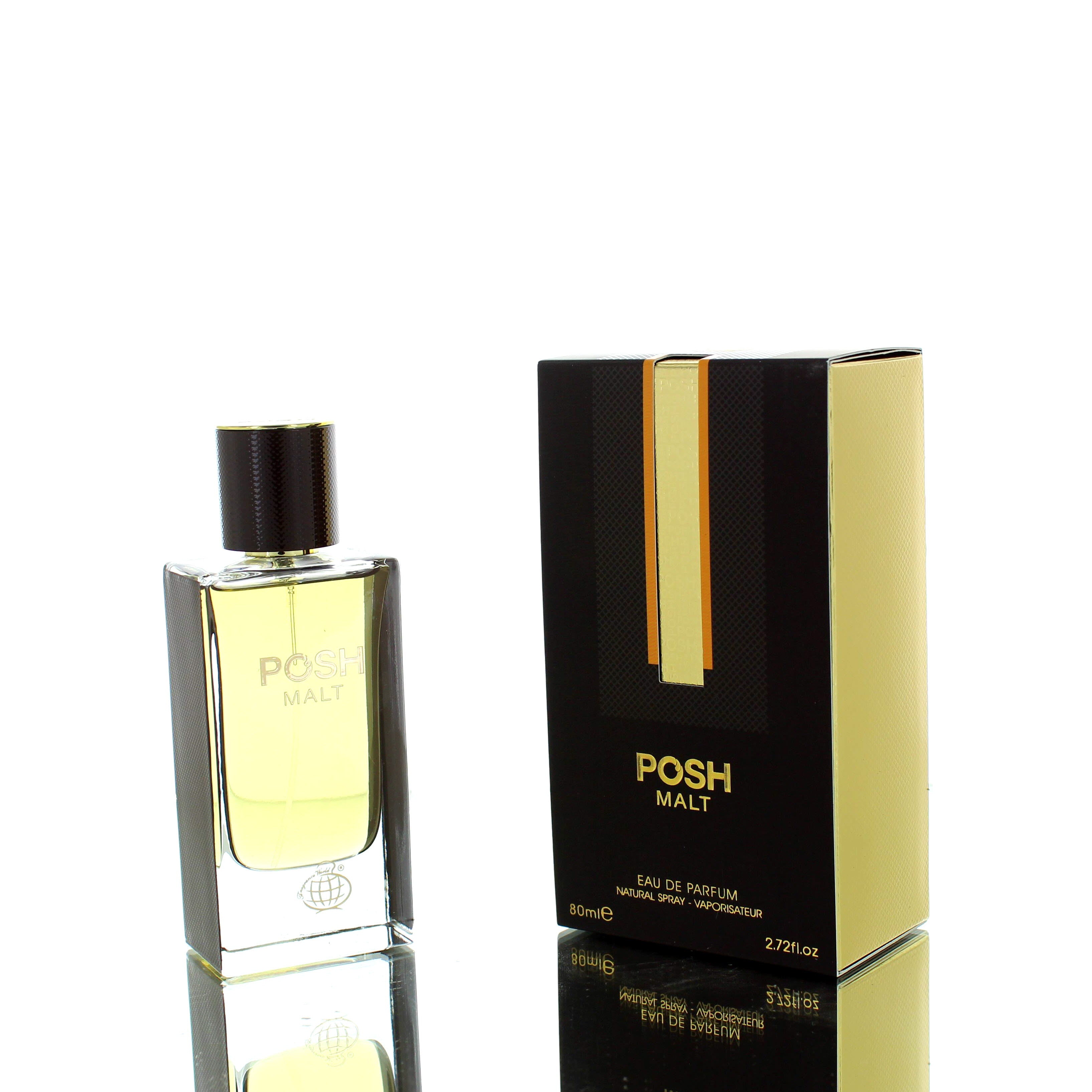 Fragrance World Posh Malt EDP M 80ml Boxed **RARE**