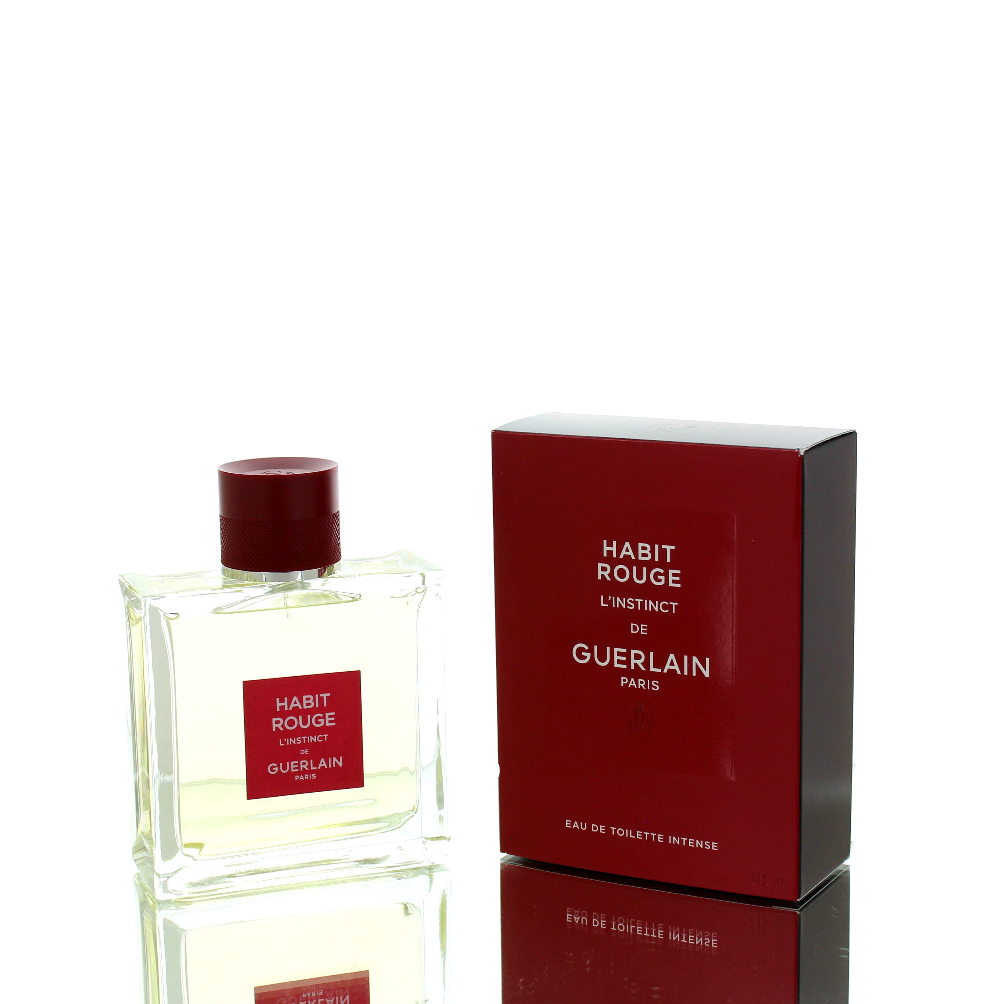 Guerlain Habit Rouge L'Instinct EDT Intense M 100ml Boxed