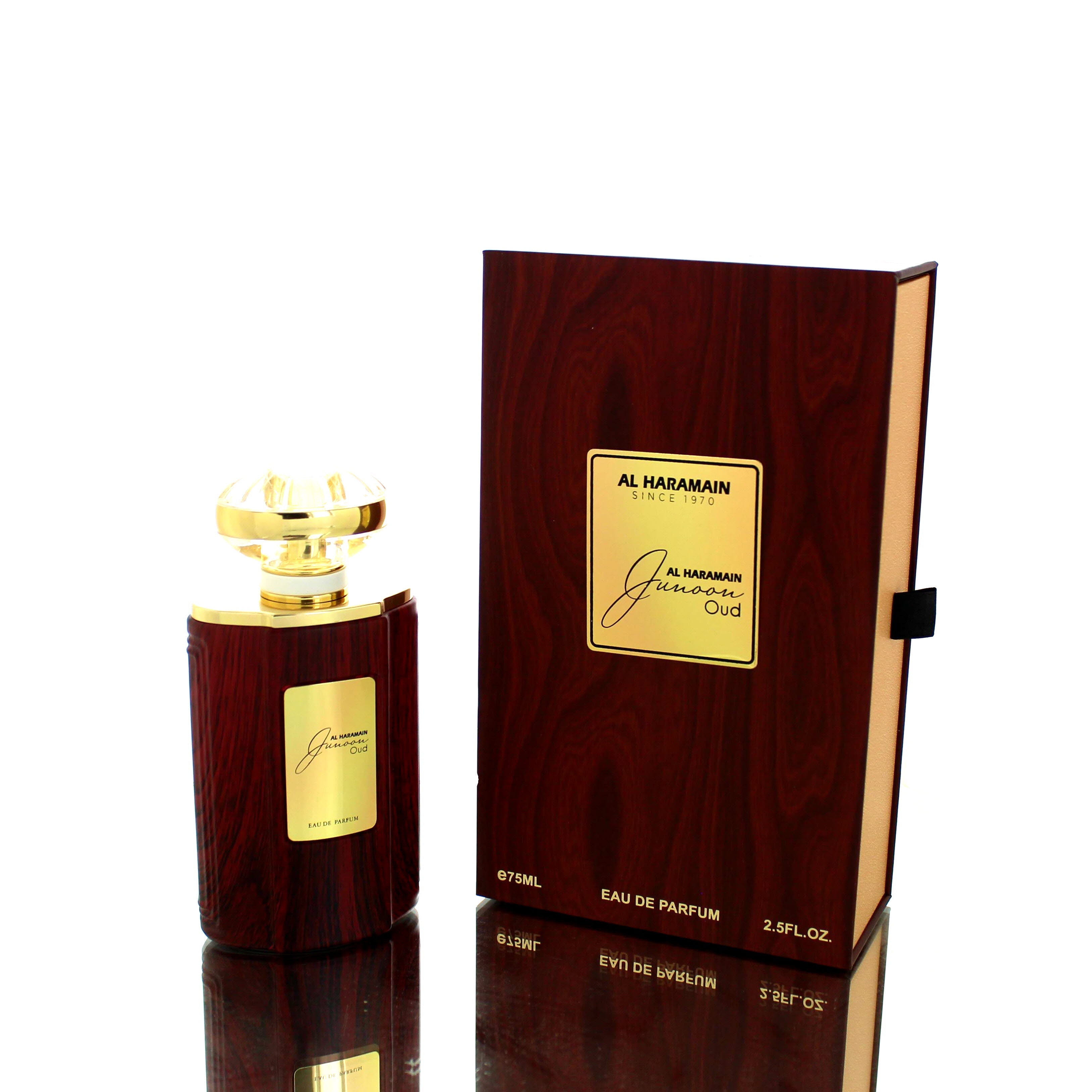 Al Haramain Junoon Oud (Tygar Twist) EDP M 75ml Boxed