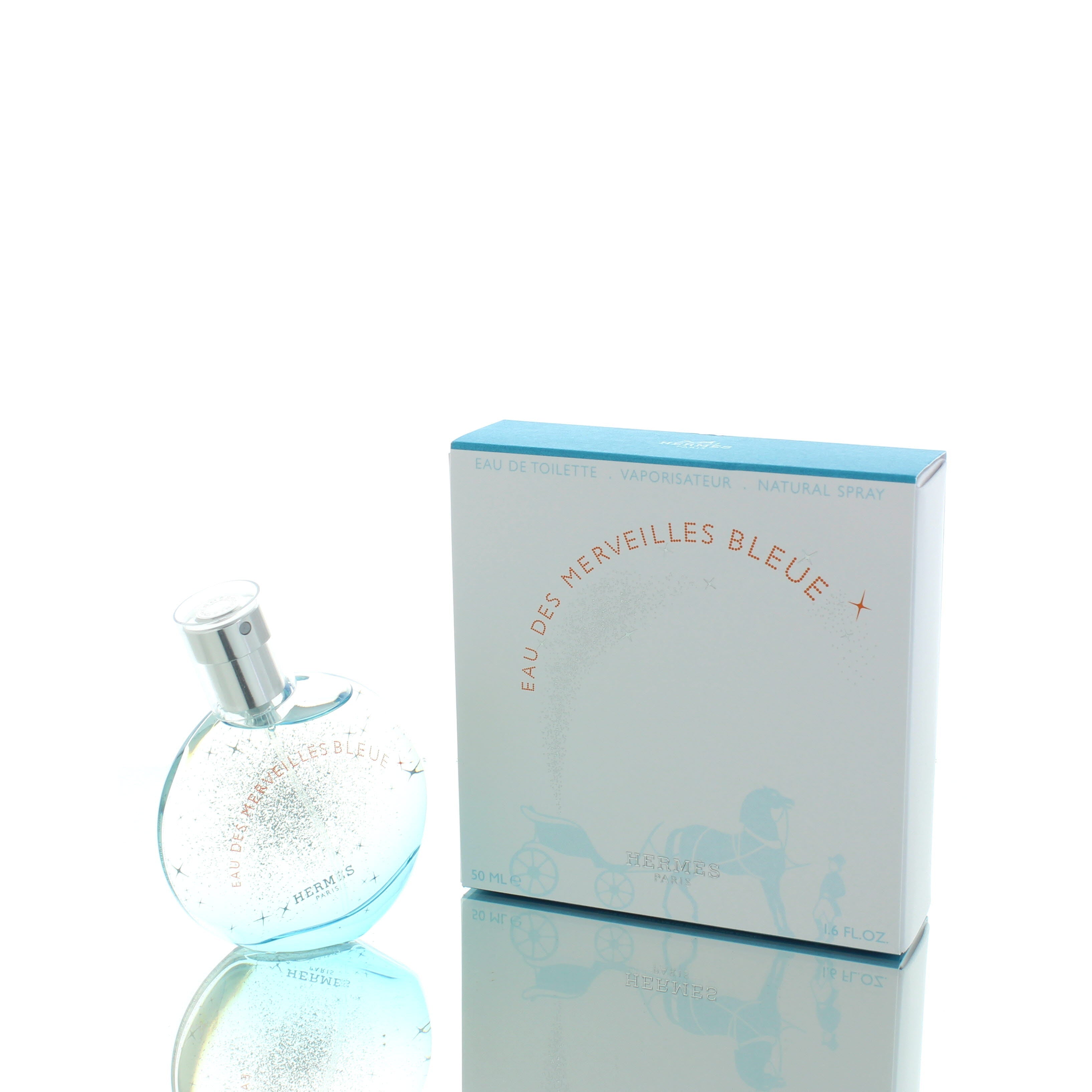 Hermes Eau des Merveilles Bleue EDT W 50ml Boxed **RARE**