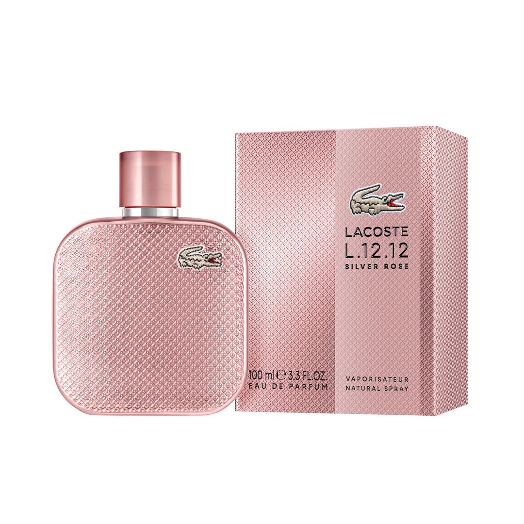 Lacoste L.12.12 Silver Rose EDP W 100ml Boxed