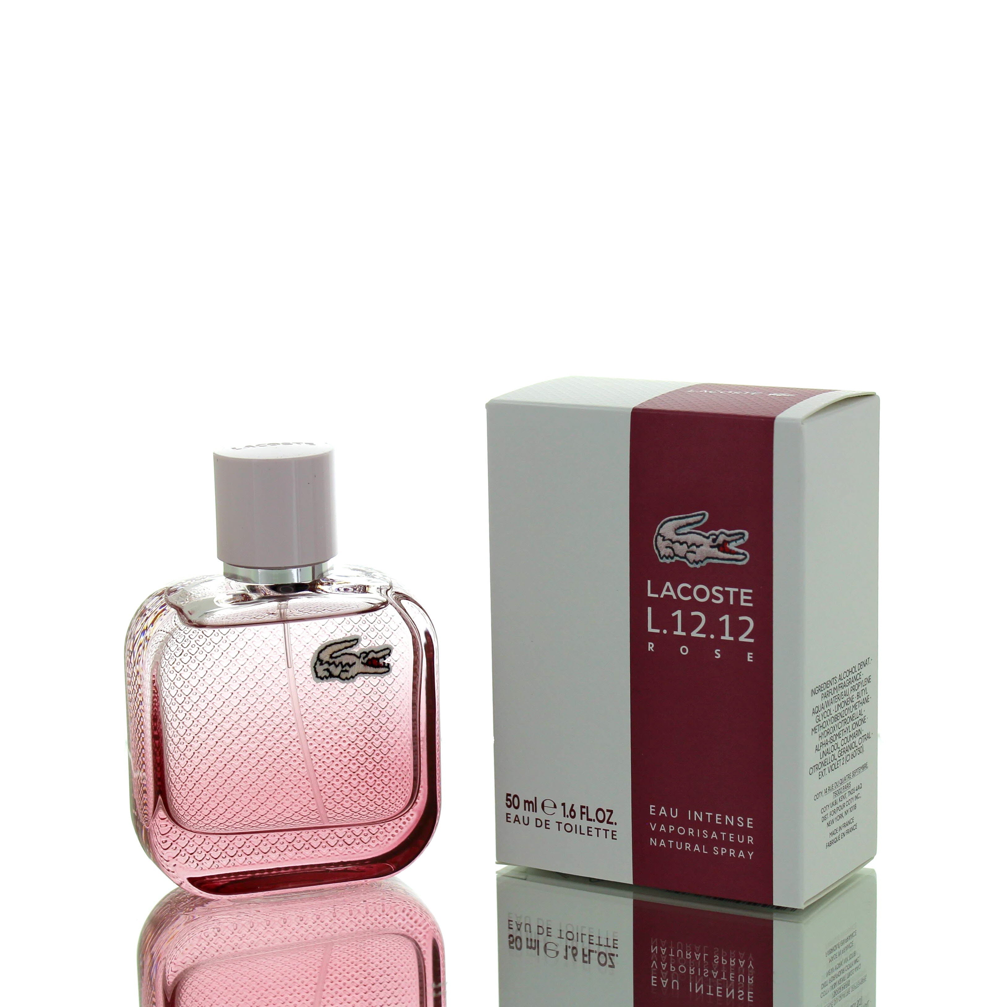 Lacoste L.12.12 Rose Eau Intense EDT W 50ml Boxed