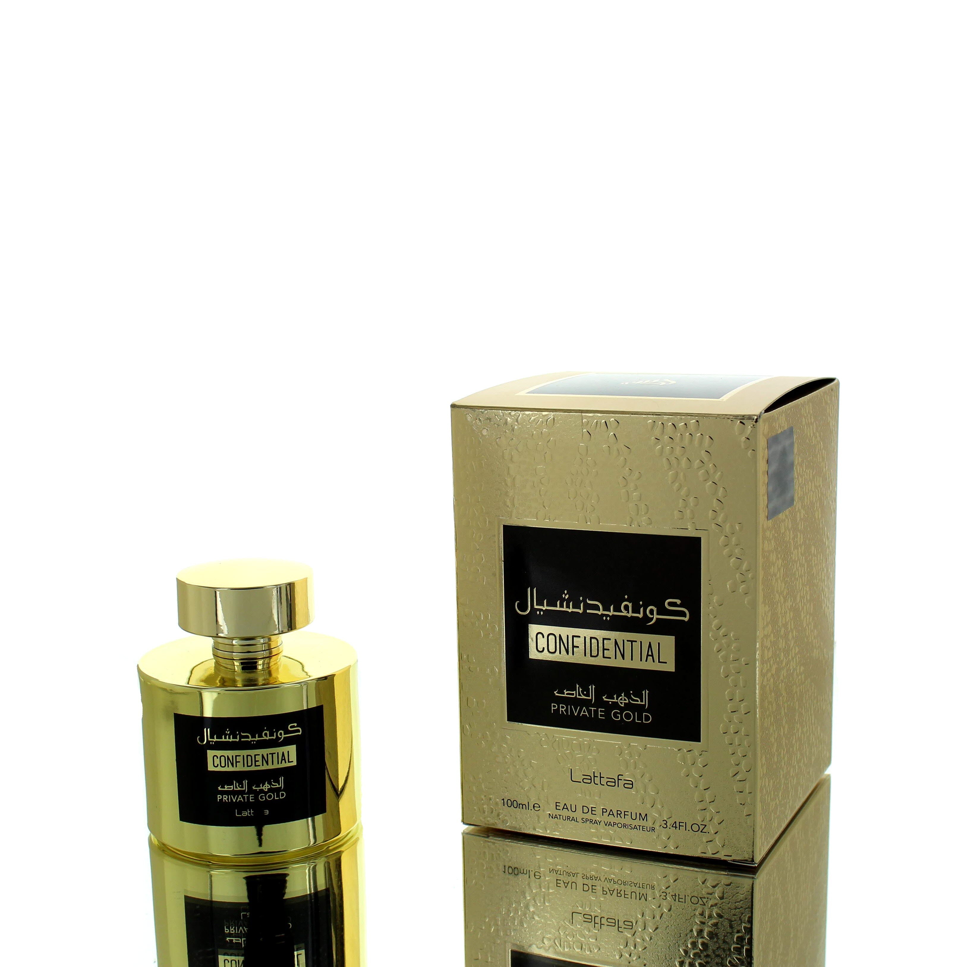 Lattafa Confidential Private Gold Edp 100ml Boxed
