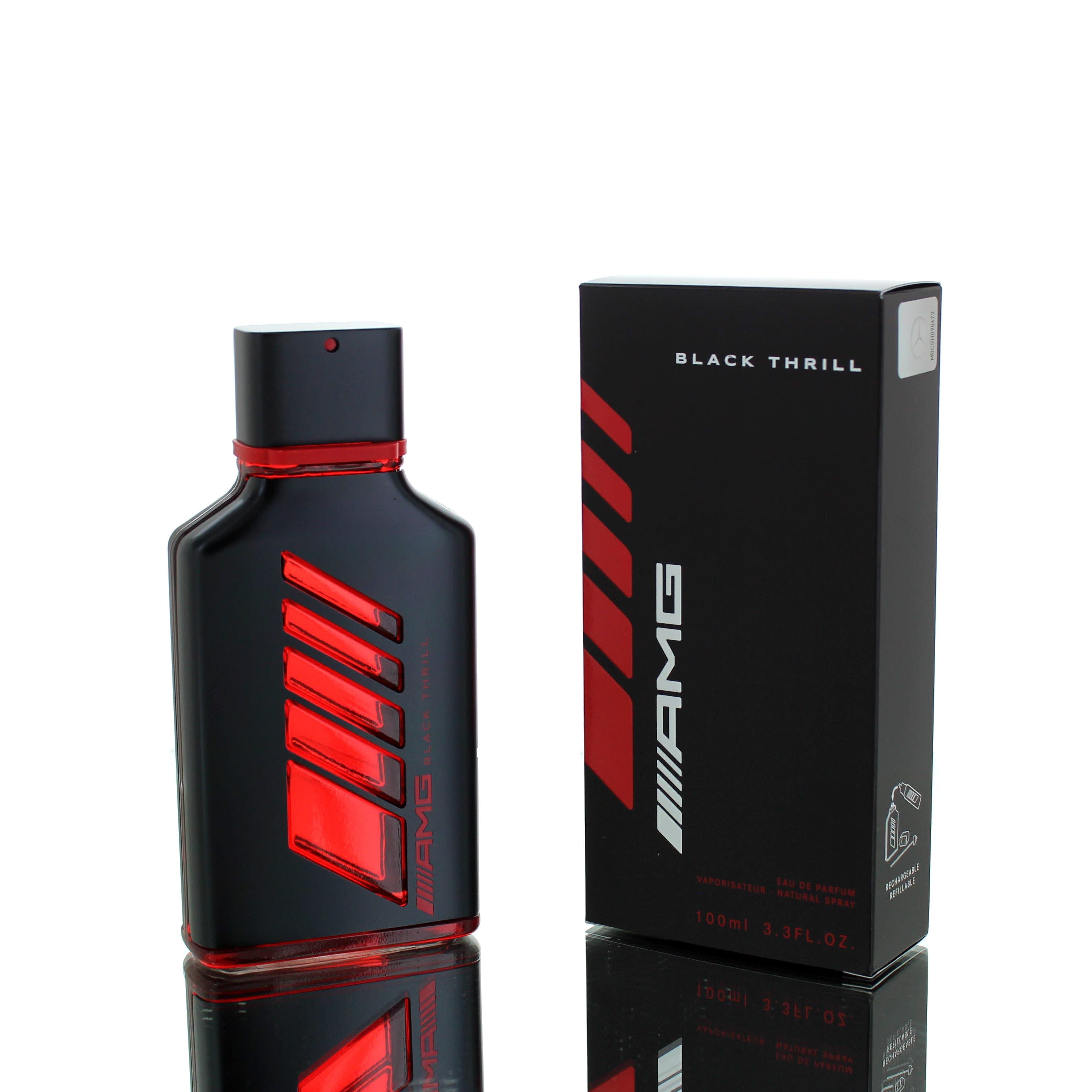 Mercedez Benz AMG Black Thrill EDP M 100ml Boxed **RARE**