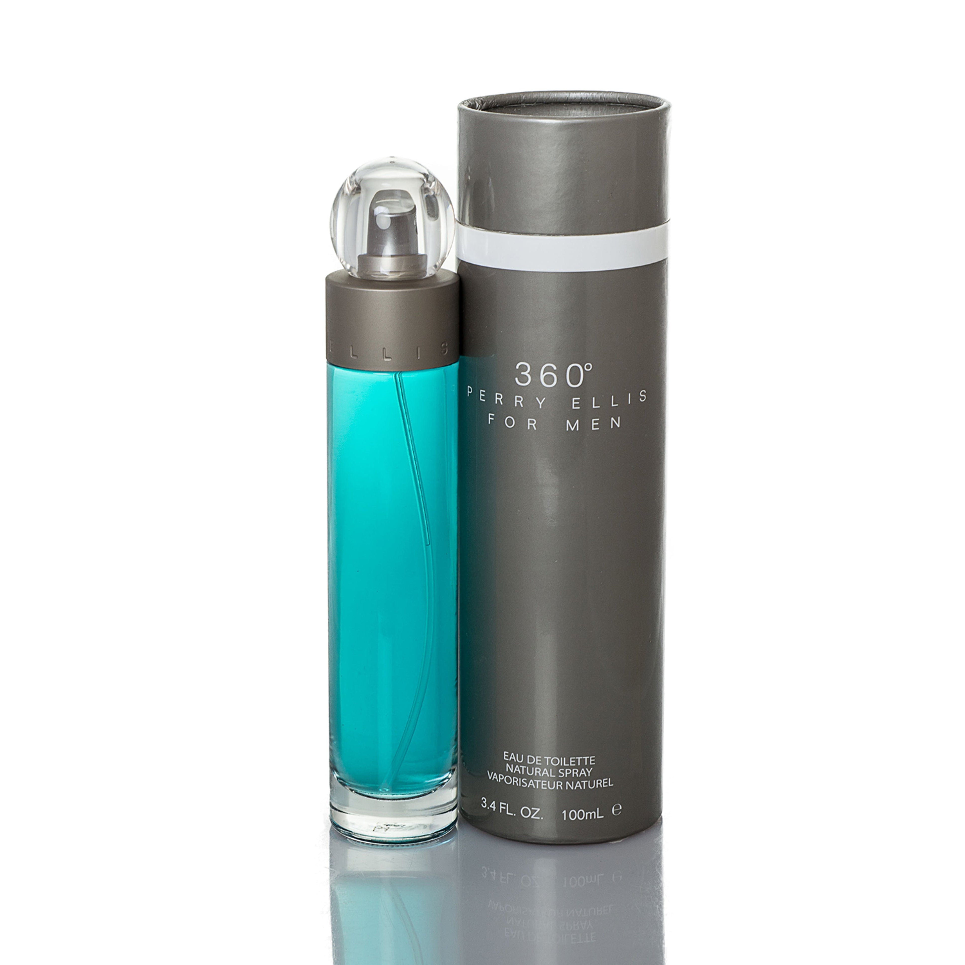 Set - Perry Ellis 360 M 100ml 4pc Gift Set (with mini, SG & AS)