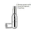 Black - FLO 5ml Atomizer (Pump To Fill Decant Kit For Removable Sprayer Nozzles)