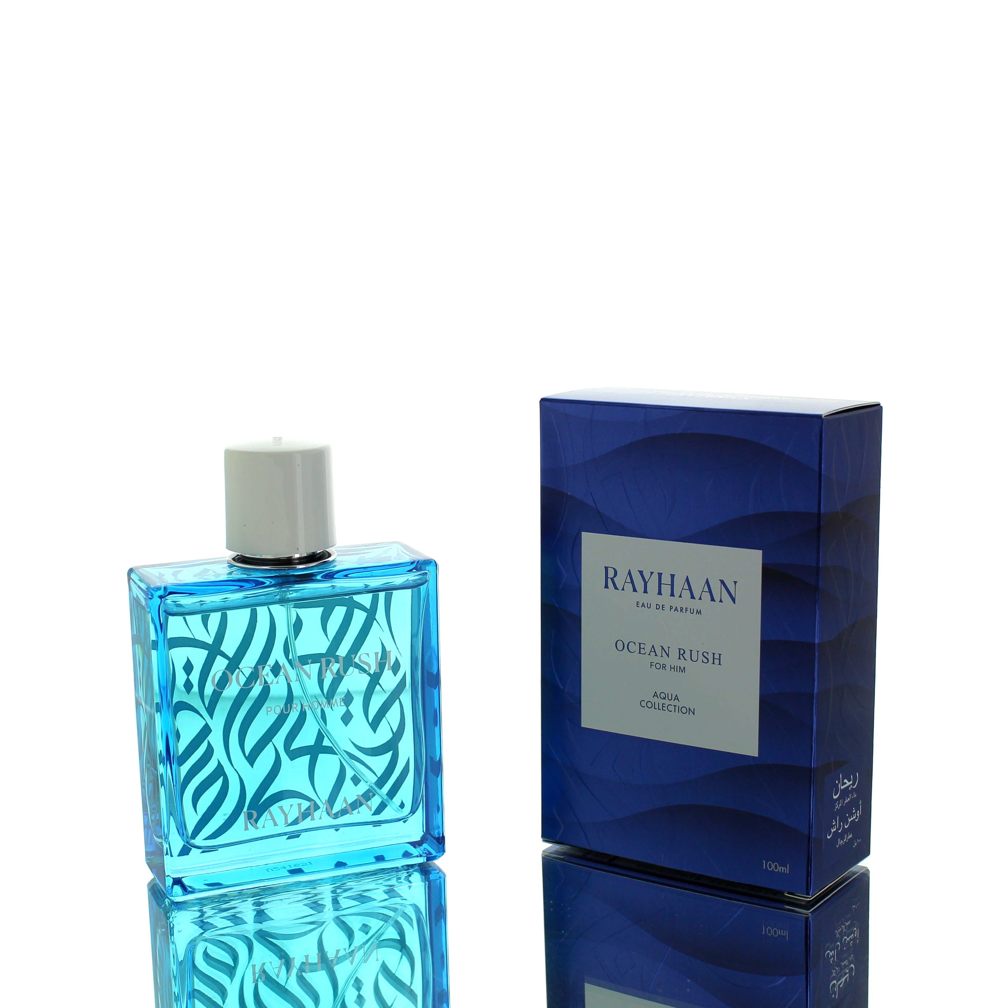 Rayhaan Ocean Rush Aqua EDP M 100ml Boxed