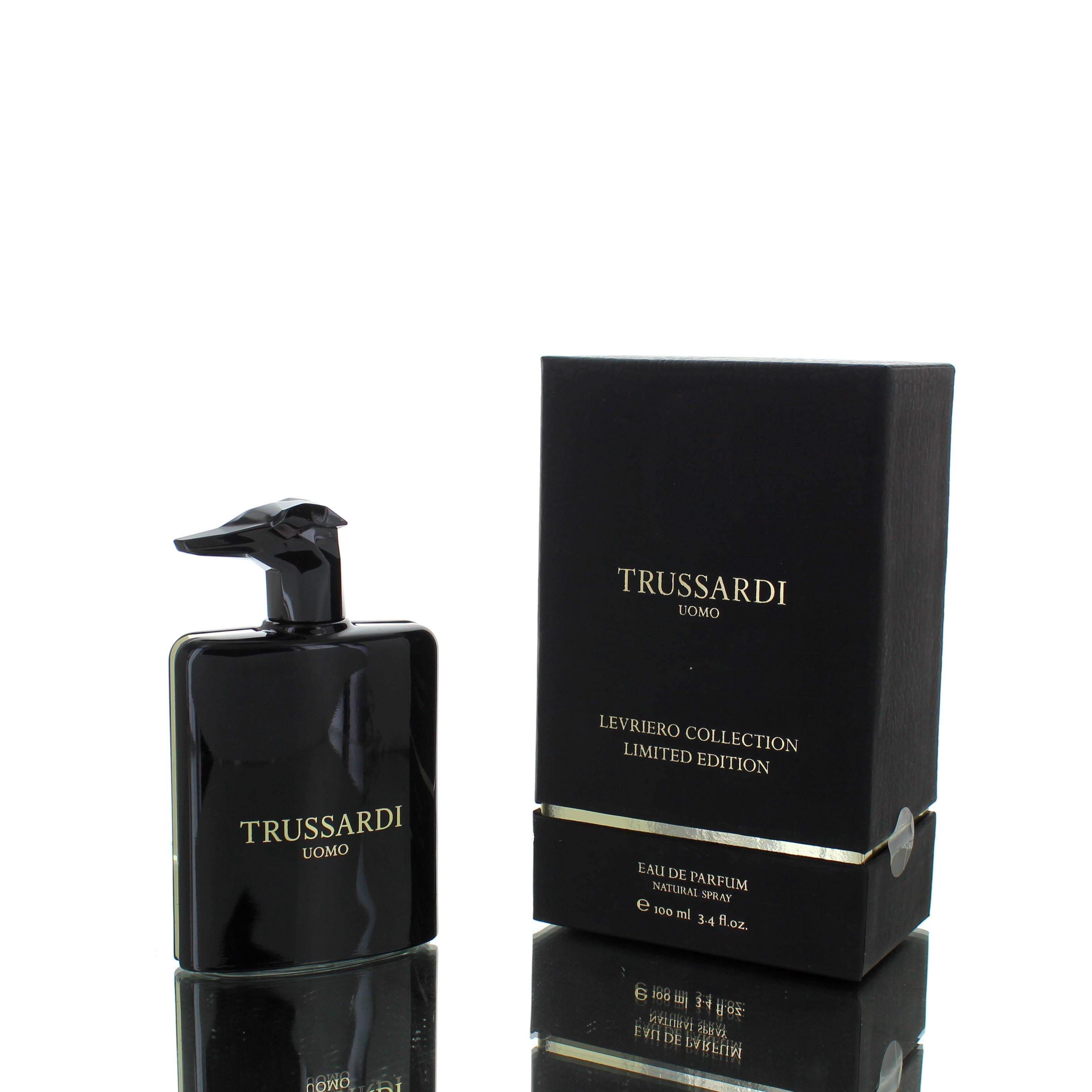 Trussardi Uomo Levriero Collection Limited Edition (BLACK CAP) EDP M 100ml Boxed **RARE**